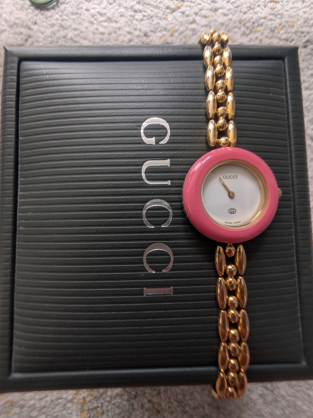 Authentic Gucci Pink Bezel Only
